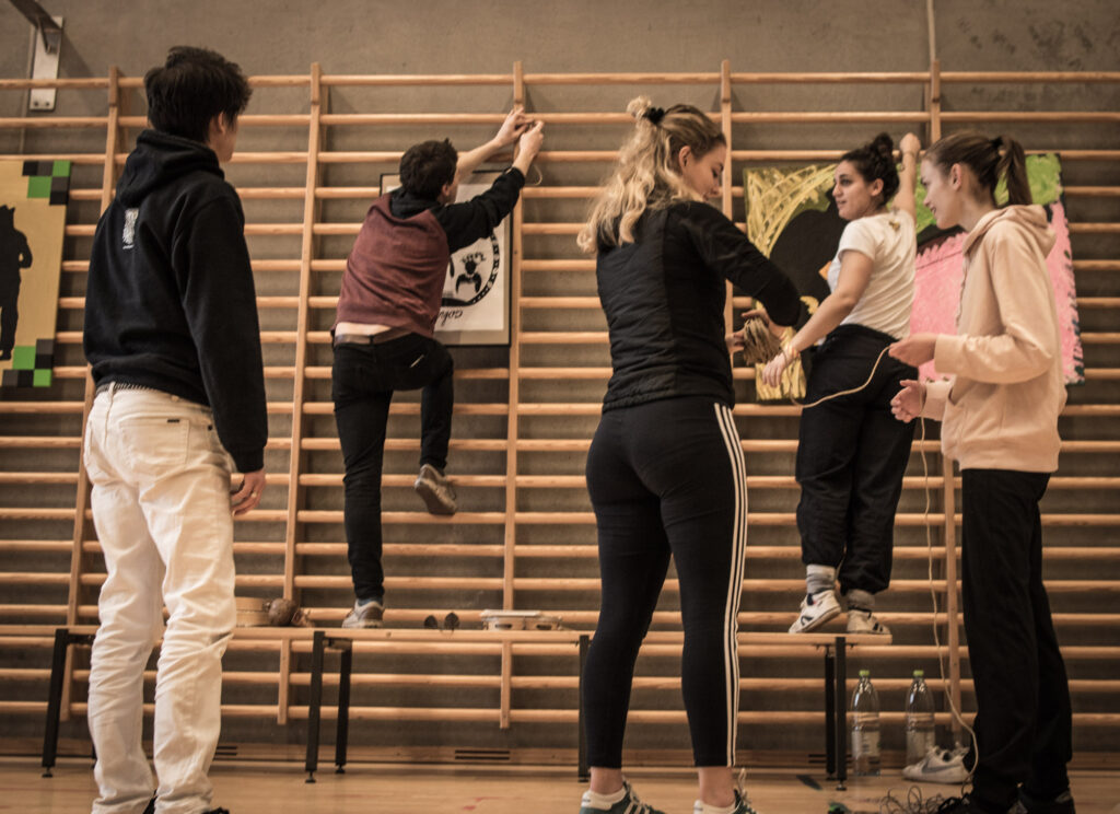 Capoeira Meeting 2019 Mulher na Roda - Preparations for the capooeira event day 2
